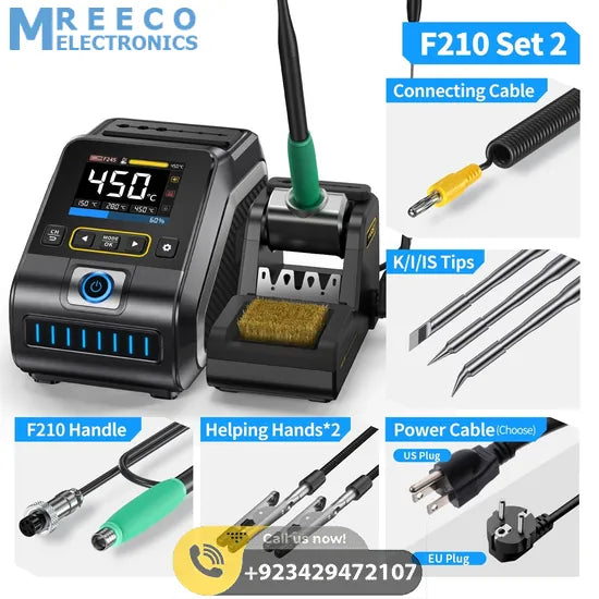 FNIRSI® DWS-200 200W Power Repaid Heating Soldering Iron Station Kit