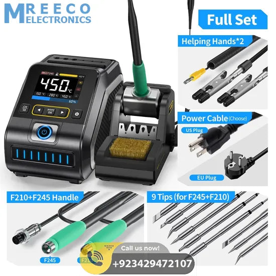 FNIRSI® DWS-200 200W Power Repaid Heating Soldering Iron Station Kit