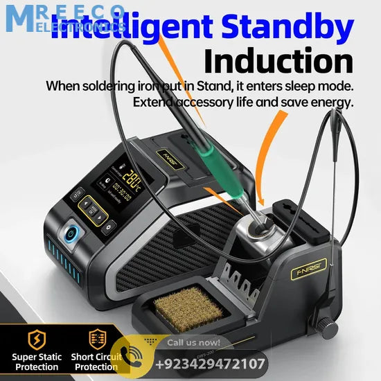 FNIRSI® DWS-200 200W Power Repaid Heating Soldering Iron Station Kit