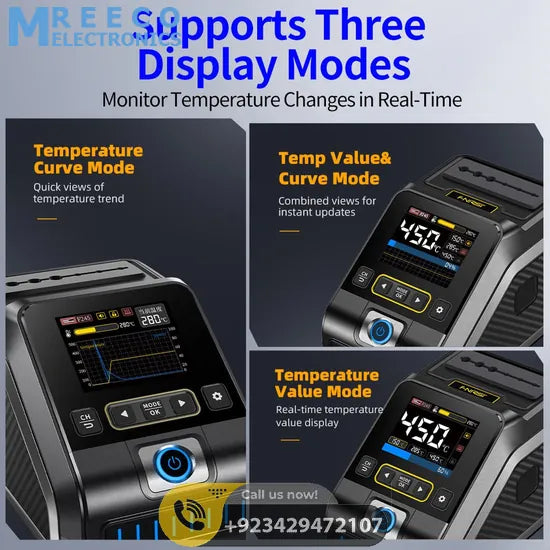 FNIRSI® DWS-200 200W Power Repaid Heating Soldering Iron Station Kit