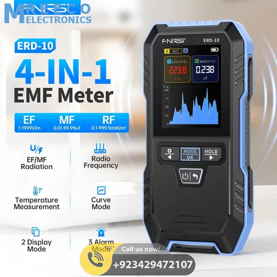 FNIRSI® ERD-10 4-IN-1 Electromagnetic Radiation Detector