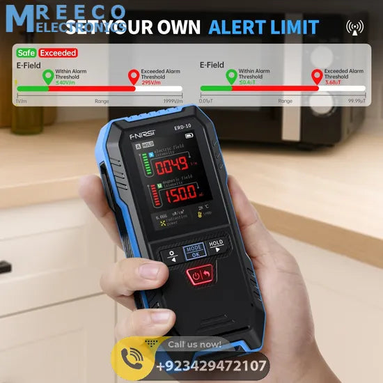 FNIRSI® ERD-10 4-IN-1 Electromagnetic Radiation Detector