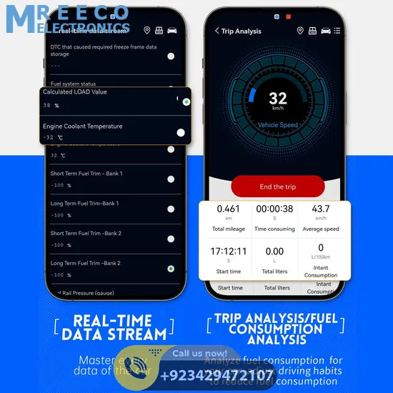 FNIRSI® FD10 Car OBD2 Scanner Clear Error OBD Diagnostic Tool