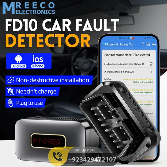 FNIRSI® FD10 Car OBD2 Scanner Clear Error OBD Diagnostic Tool