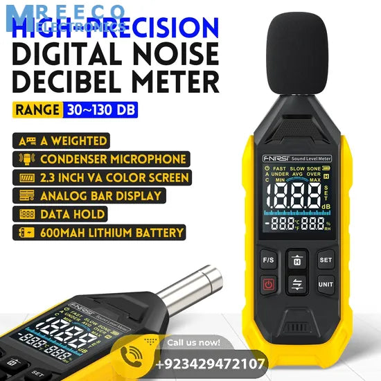 FNIRSI® FDM01 High-precision Digital Noise Decibel Meter