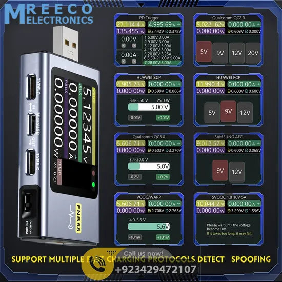 FNIRSI® FNB58 USB Fast Charge Tester