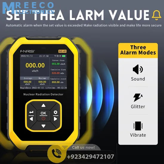 FNIRSI® GC-01 Nuclear Radiation Detector