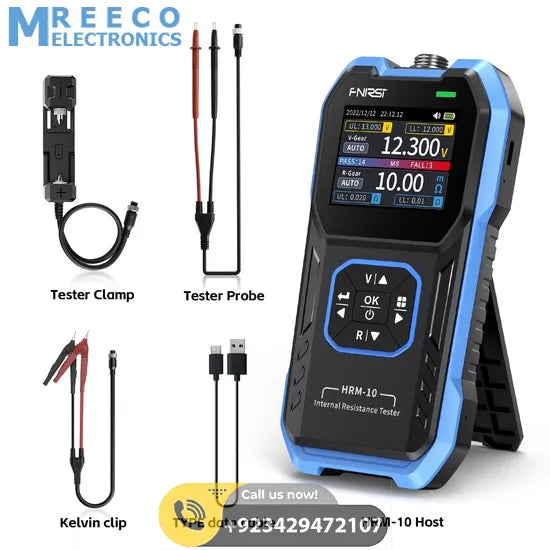 FNIRSI® HRM-10 Battery Voltage Internal Resistance Tester