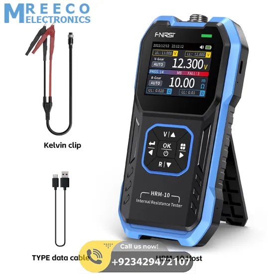 FNIRSI® HRM-10 Battery Voltage Internal Resistance Tester