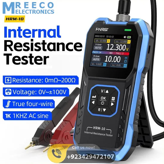 FNIRSI® HRM-10 Battery Voltage Internal Resistance Tester