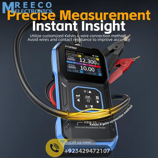 FNIRSI® HRM-10 Battery Voltage Internal Resistance Tester