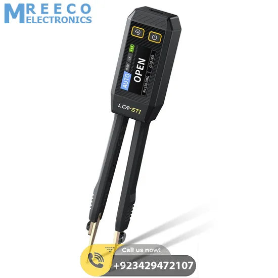 FNIRSI® LCR-ST1 Mini Smart Digital Tweezer LCR SMD ESR Tester