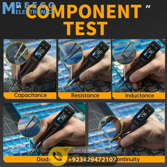 FNIRSI® LCR-ST1 Mini Smart Digital Tweezer LCR SMD ESR Tester
