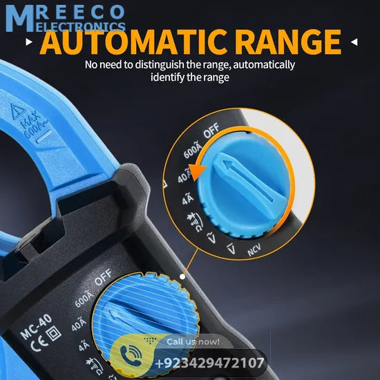 FNIRSI® MC-40 Clamp Meter Digital Multimeter