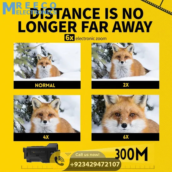 FNIRSI® NVS-20 4K HD Monocular Night Vision Device Infrared 6x Digital Zoom