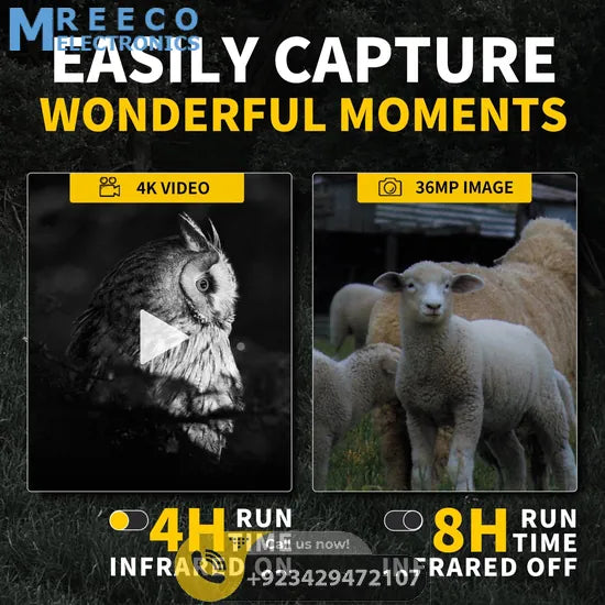 FNIRSI® NVS-20 4K HD Monocular Night Vision Device Infrared 6x Digital Zoom