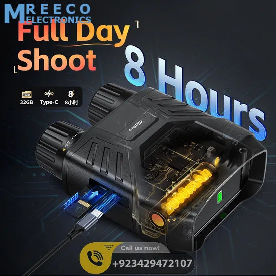 FNIRSI® NVS-40 4K HD Binocular Night Vision Infrared 6x Digital Zoom