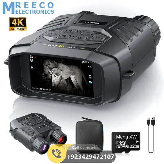 FNIRSI® NVS-40 4K HD Binocular Night Vision Infrared 6x Digital Zoom