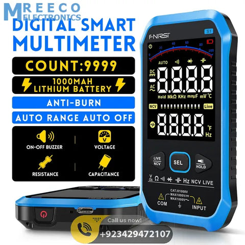 FNIRSI® S1 Large Screen Digital Display Smart Multimeter