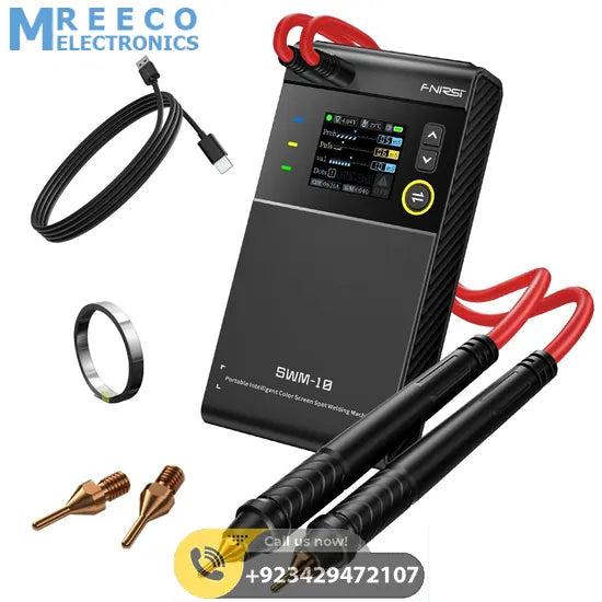 FNIRSI® SWM-10 Portable Intelligent Color Screen Spot Welding Machine