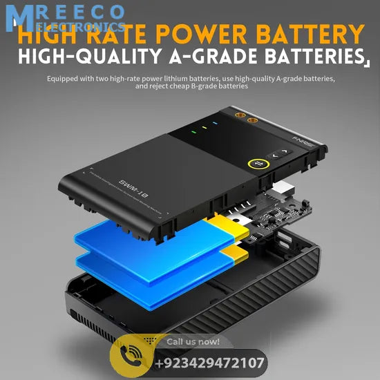 FNIRSI® SWM-10 Portable Intelligent Color Screen Spot Welding Machine