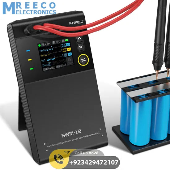 FNIRSI® SWM-10 Portable Intelligent Color Screen Spot Welding Machine