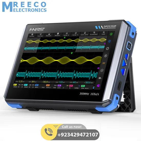 FNIRSI® DPOS350P 4-IN-1 350MHz 1GSPS Tablet Oscilloscope Signal Generator Spectrum Analyzer Frequency Response Analyzer