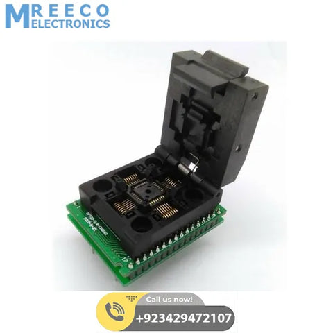 Buy TQFP 32-Pin SMD IC Socket – Best Price in Pakistan at Mreeco.com