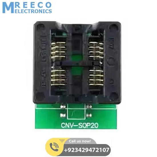 SOP 20-Pin SMD Socket – Durable and Reliable at Best Price in Pakistan | Mreeco.com