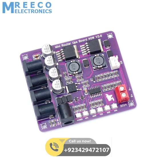 Mini Router UPS Board 40W V2.6 - Reliable Backup Power