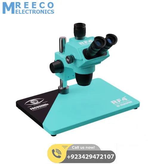 RF4 RF-6565PRO High Performance 6.5X to 65X Trinocular Stereo Microscope