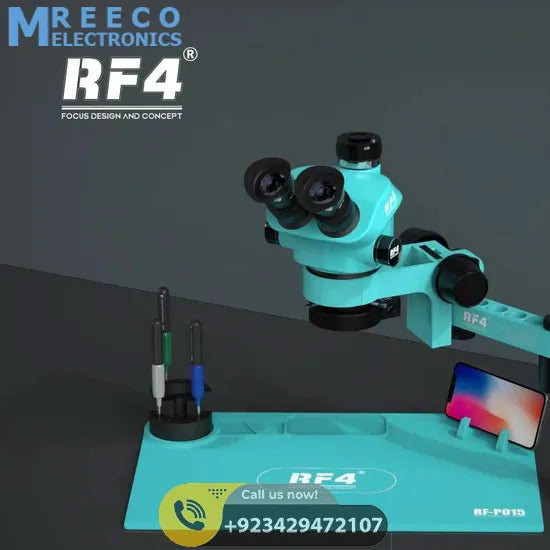RF4 RF-7050 PRO 7X-50X ZOOM TRINOCULAR STEREO MICROSCOPE PRICE IN PAKISTA